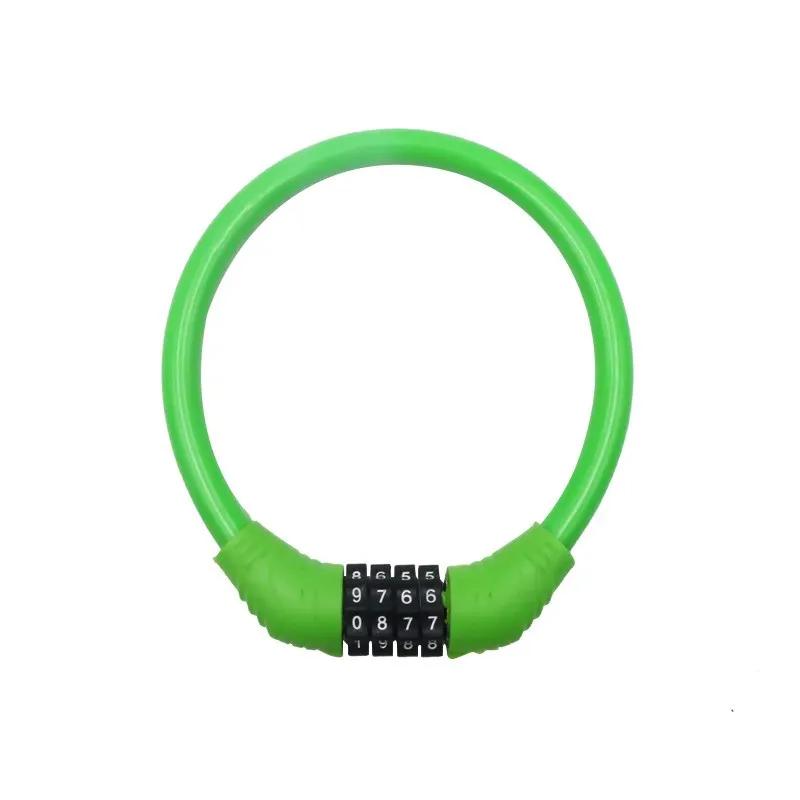 4-цифровой кодовый замок для мотоциклетного троса, противоугонный, из легированной стали, для шоссейного велосипеда MTB, кодовый замок с паролем, защитный навесной замок