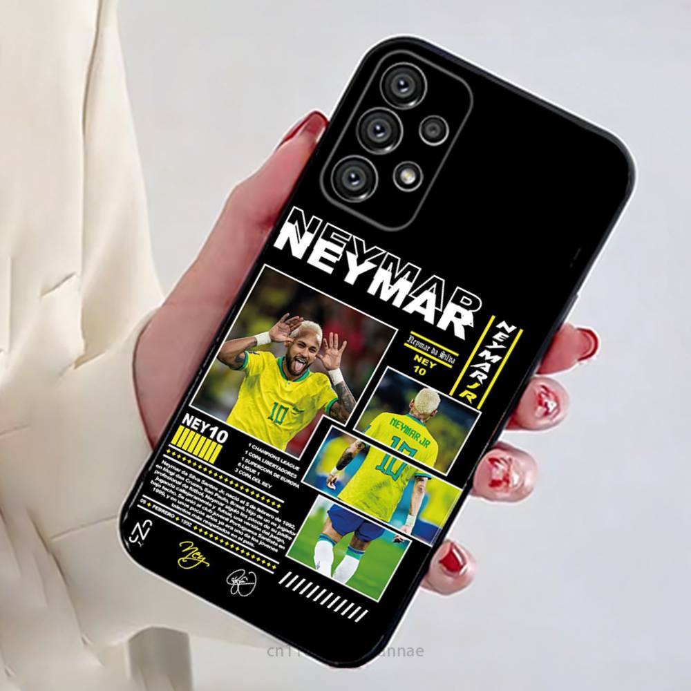 Чехол для телефона N-Neymar Football 10 Для Samsung Galaxy A13,21s,22,31,32,52,53,71,80,A91 Мягкий черный корпус