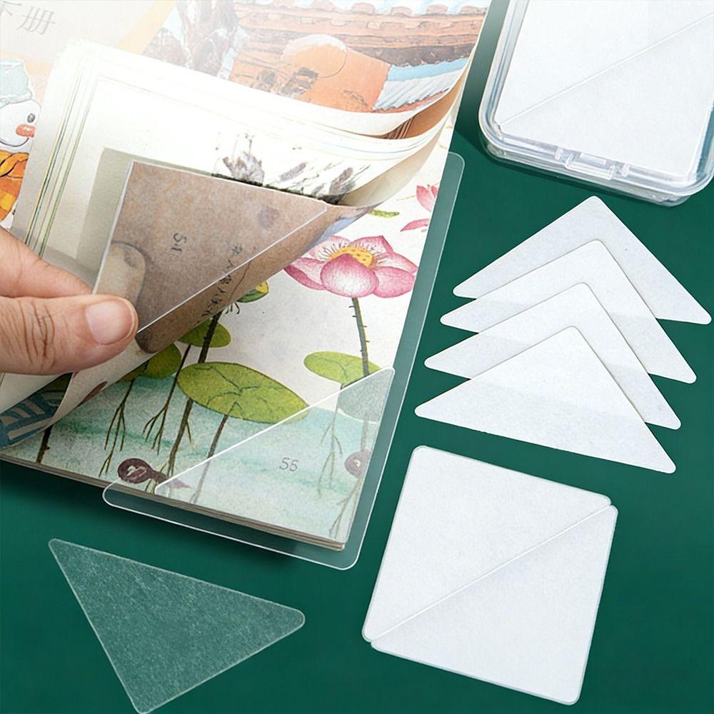 10/100pcs Anti-roll Book Anti-curling Edge Protectors for Elementary School Notebooks Notebooks