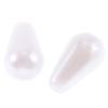 Упаковка из 100 бусин из искусственного жемчуга размером 6x10 мм в форме капли для ювелирных аксессуаров