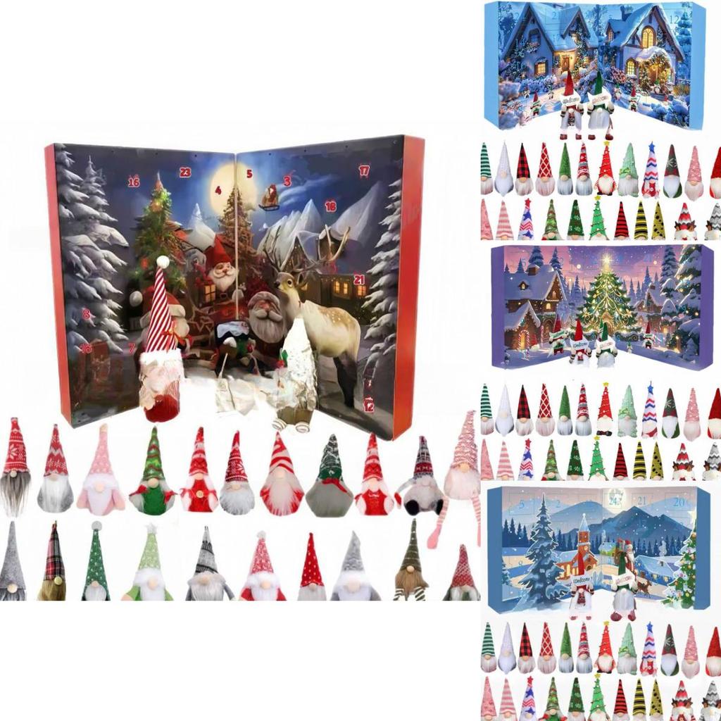 Christmas Gnome Advent Calendar Toy With Interactive Design For Family Fun And Child Development