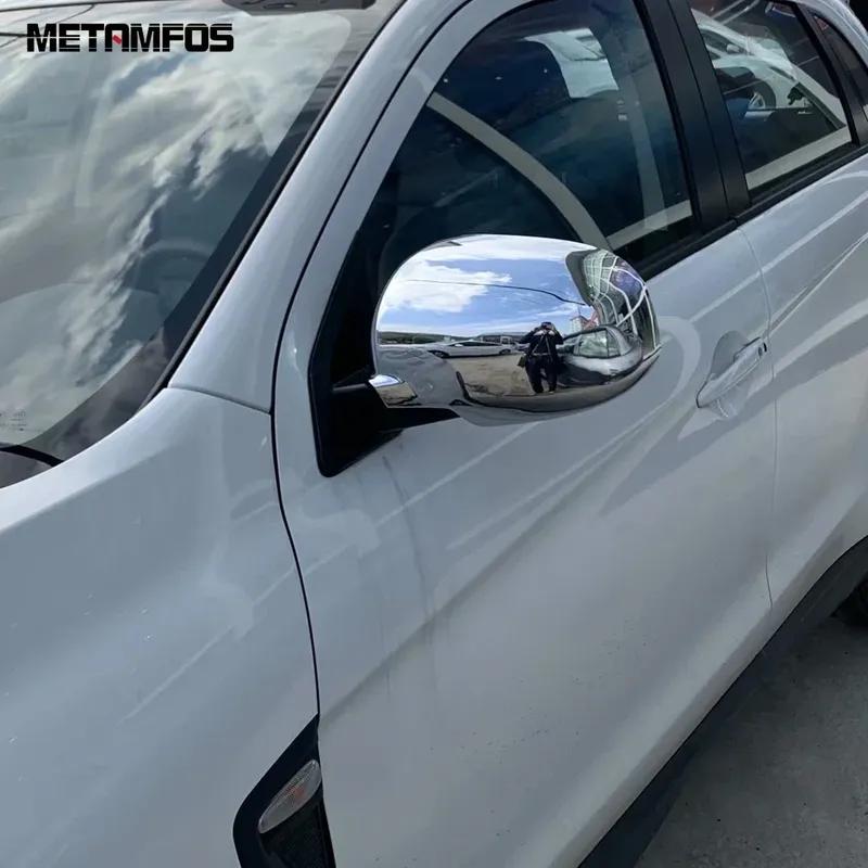 Накладка на крышку зеркала заднего вида и бокового зеркала для Mitsubishi ASX/RVR/Outlander Sport ES - 2024 Хромированные аксессуары Стайлинг автомобиля