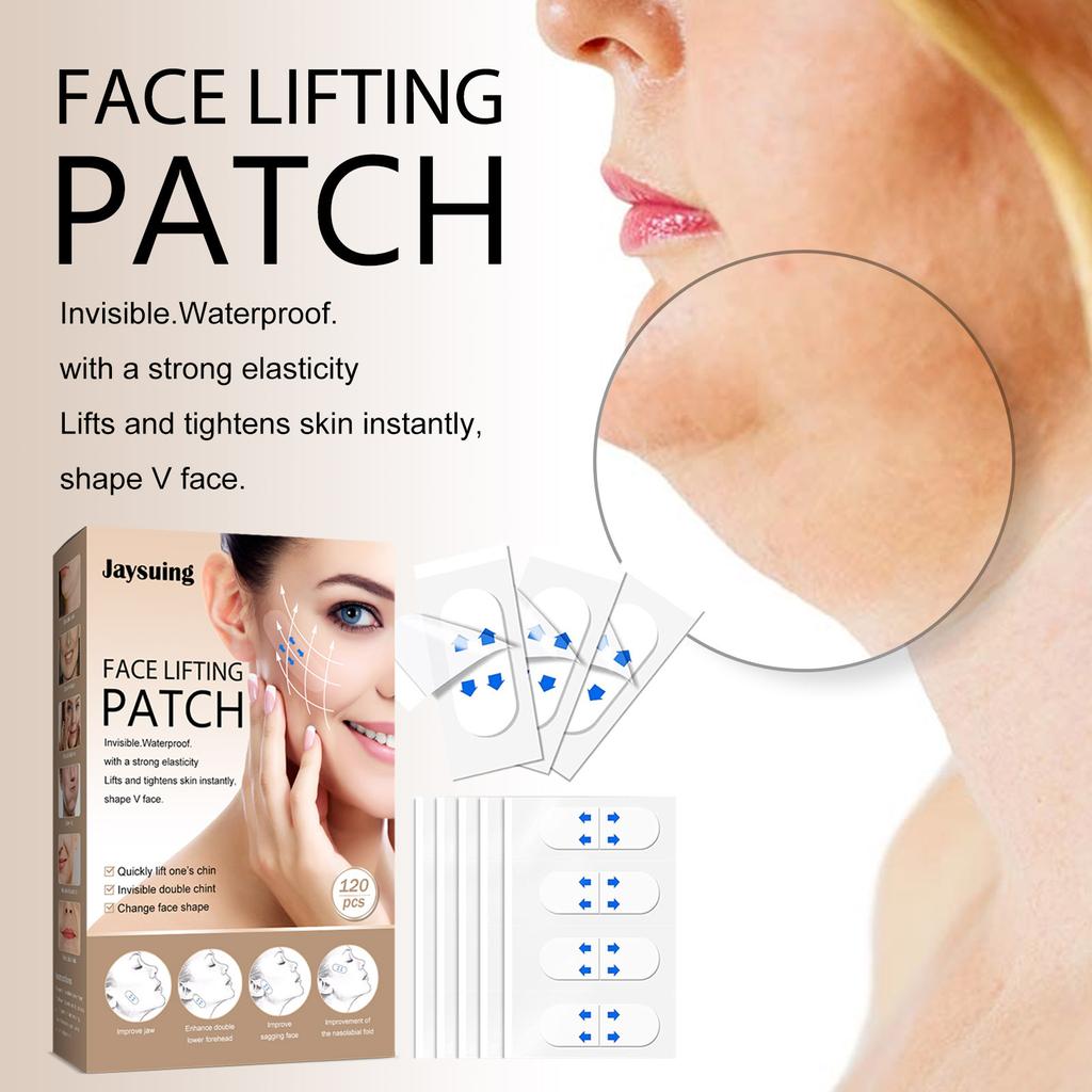 Face Lifter Tape Instant Face Lifting Sticker Lift Sticker Wrinkle Lifting Patches For V-Line Face 120pcs