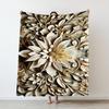 1PC flowers pattern printed blanket suitable for sofas beds offices travel camping chairs warm plush blanket