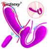Strapless Strap-On Dildo Vibrators For Women Double-Heads Vibrating Penis Lesbian Erotic Toys For Adult Sex Toys For Couples