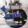 Renowned American Grammy Award winning singer Michael Jackson's circular carpet is soft, home, bedroom, door mat decoration, and non slip carpet F1