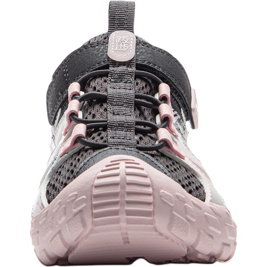 Li Ning Удобные Универсальные Амортизирующие Дышащие Детские Сандалии с Низким Верхом Детские Сандалии Розовые YKEV030-4