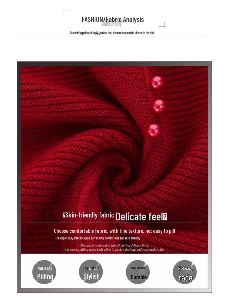 Модная однотонная женская вязаная рубашка-поло с длинным рукавом 2025