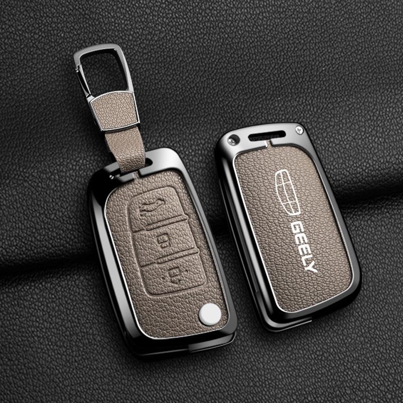 Чехол для ключа Geely: Совместимо с моделями Emgrand, Xingyue L, Boyue, Xingrui, Icon, Binyue, Coolray, Vision X6 GS.