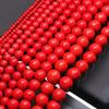 4-14mm 20-60Pcs Red Turquoise Jewelry Making Loose Bead Necklace Bracelet DIY Beading Material