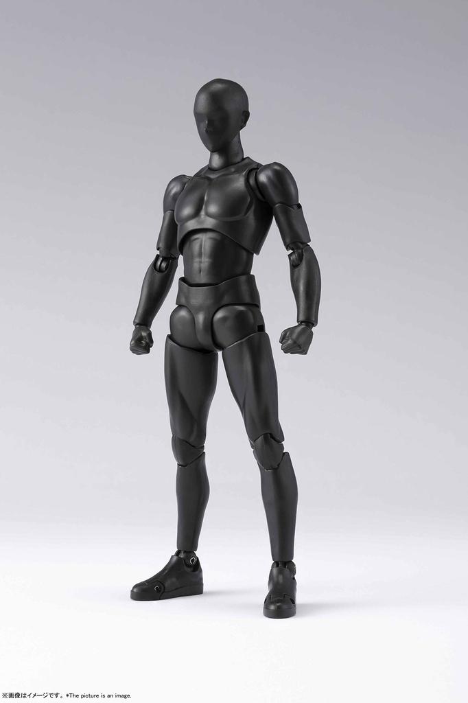 TAMASHII NATIONS DX SET 2 черный цвет 150 мм подвижная фигурка SHFiguarts Body-kun (Твердая версия.) приблизительно. АБС и ПВХ