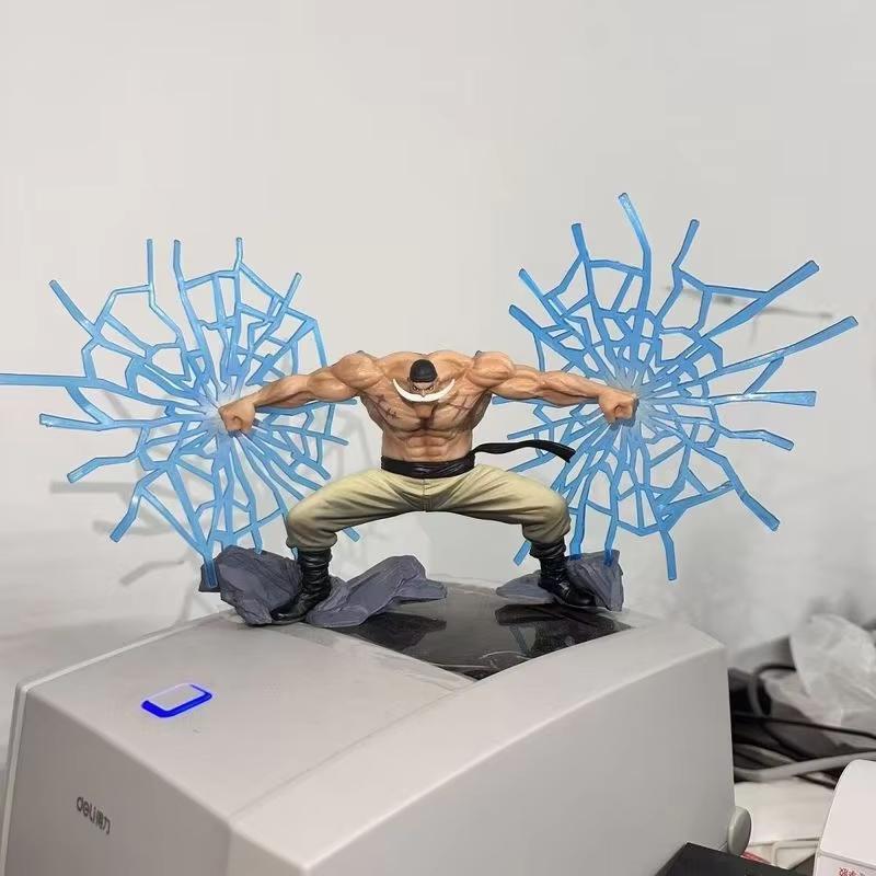 Dxf Anime White Beard Figurine Premium Prize Summit War Scene Desk Ornament Anime Trendy Toy Birthday Gifts