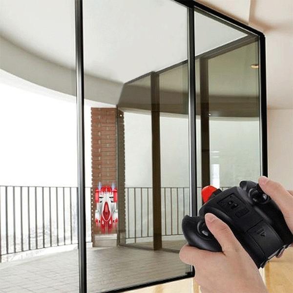 Машинка с дистанционным управлением, игрушечная настенная альпинистская машинка со светодиодными фонарями, вращающаяся на 360 градусов, антигравитационная машина, настенная машинка для детей