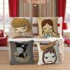 Art Y-Yoshitomo-Nara Pillow Cover For Bedroom Room And Living Room Sofa Decorative Cushion Cover