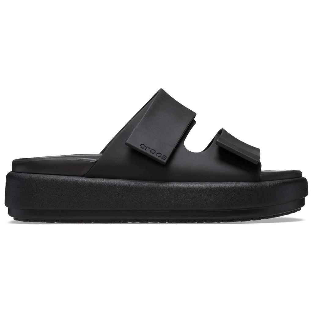 Crocs Brooklyn Comfortable Versatile Non-Slip Slide Sandals Women Footwear Black 209586-060