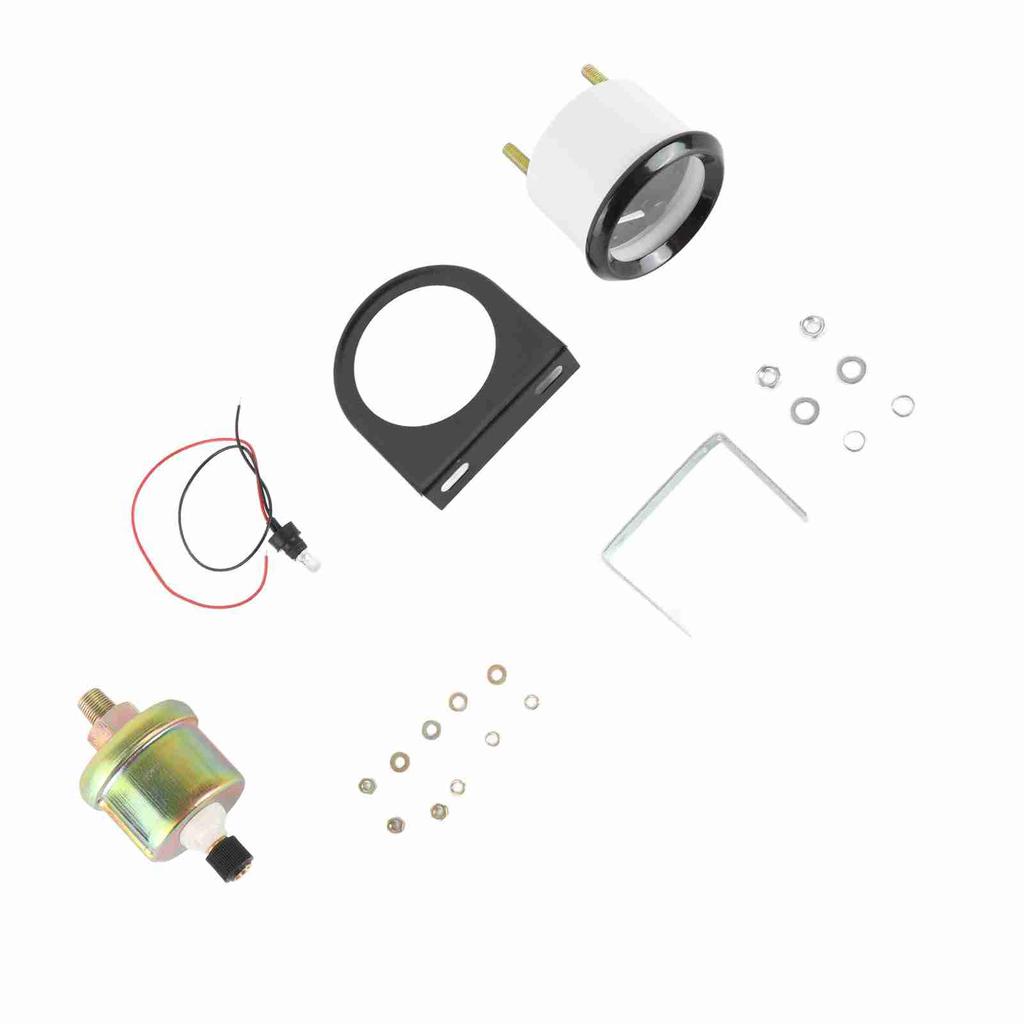 52-мм манометр давления масла 0 100 фунтов на квадратный дюйм автомобильный манометр давления масла с датчиком для 12-вольтового автомобиля