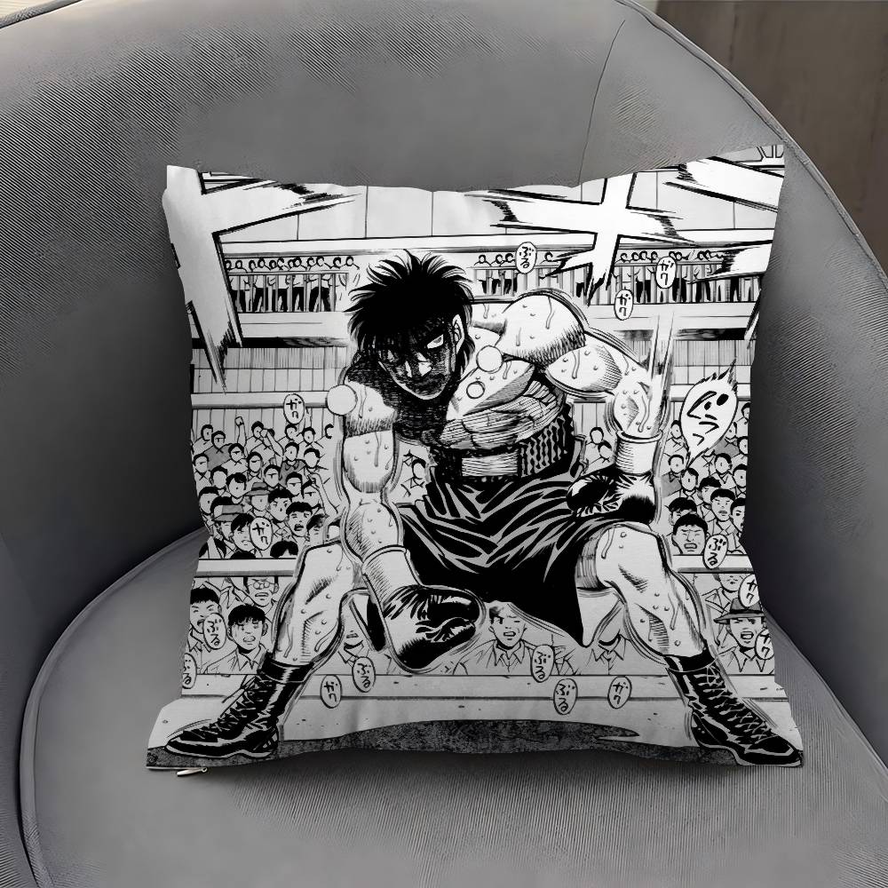 Винтажные Аниме H-Hajime No Ippo Наволочки Мультяшные Декоративные Для Дивана Домашние Двусторонние Печать Короткий Плюш Милая Наволочка