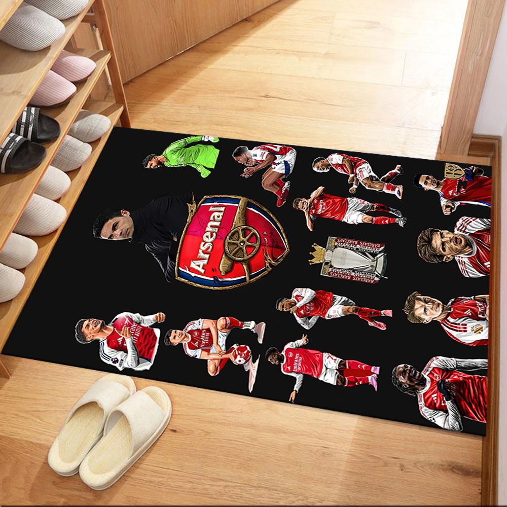 Arsenal Floor Rug Office Rug Design for Playrooms Bedrooms Foyer Decorate room Antislip Carpet Office home decor Perfect Gift for Friends & Family