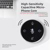 Конференц-микрофон USB Всенаправленный Захват Аудио Спикерфон Сенсорные Кнопки для Выключения Звука/Регулировки Громкости для Стриминга