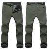 Мужские походные брюки ветрозащитные водонепроницаемые брюки термофлисовые зимние уличные брюки