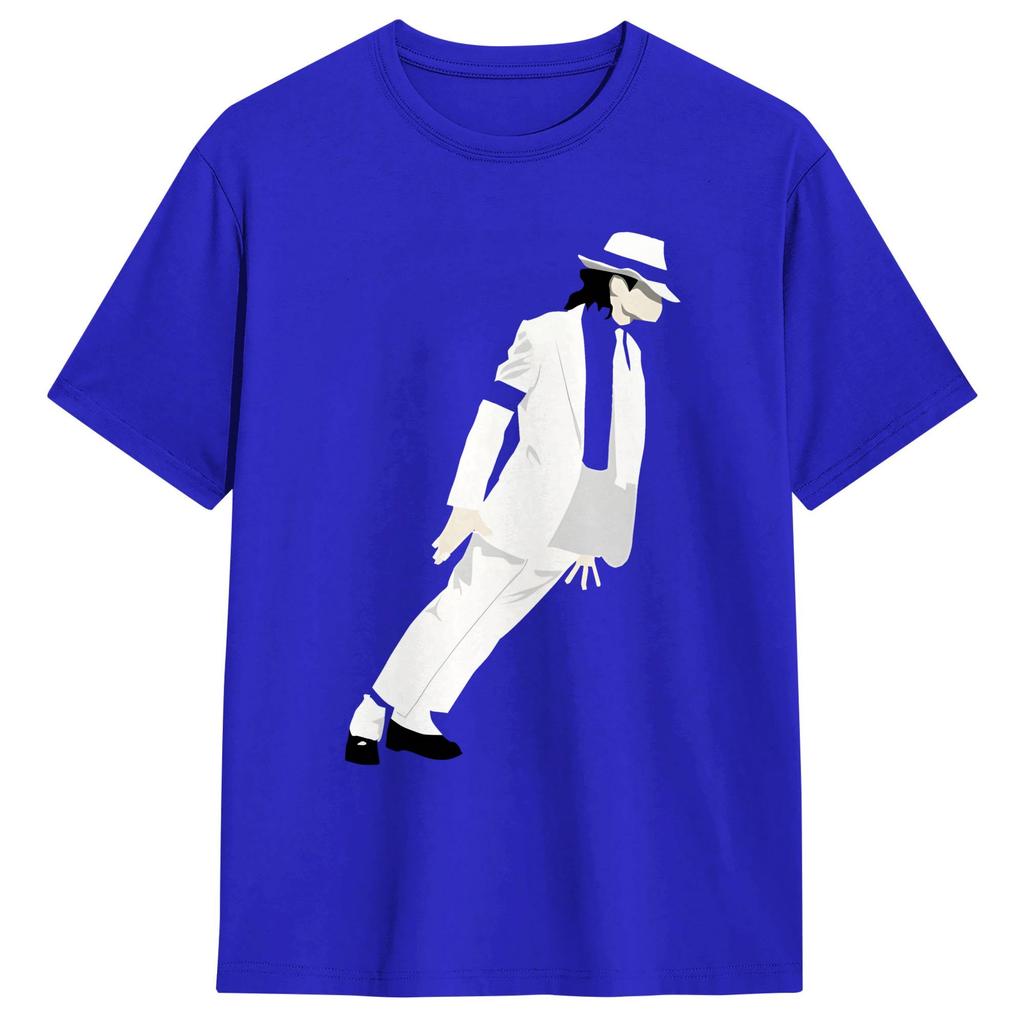 MMichael JJackson Smooth Criminal Футболка Унисекс Y2K Футболки Летняя Дышащая Новинка Футболка Прямая поставка Оверсайз Одежда