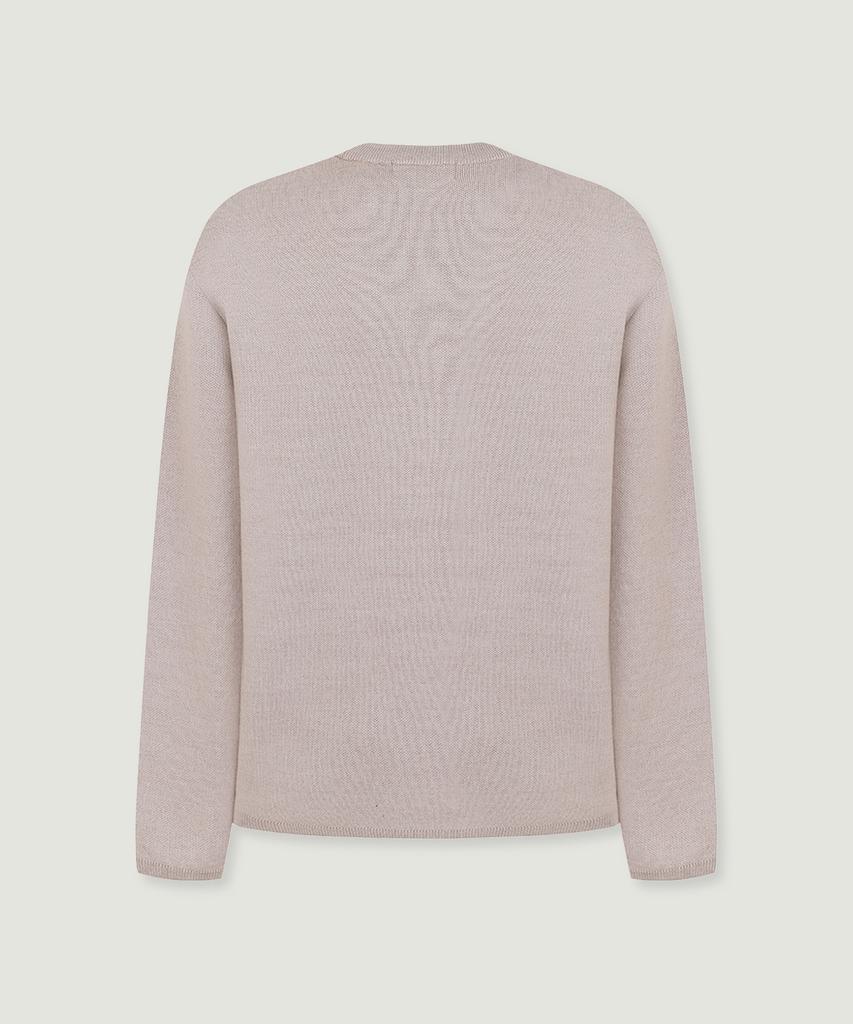 LMOOD Dutch Semi-Over Knit Indie Pink