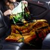 For Tractor,Farm,Harvest-Themed Flannel Blanket, Glam Style, Digital Print, All-Season Comfort, Tear-Resistant, Knitted Craftsmanship, Polye