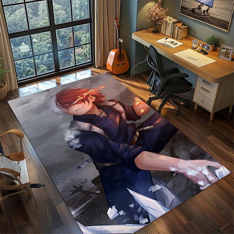 Bedroom My Hero Academia Carpet Large Area Non Slip Washable Floor Mat Gamer Room Decor