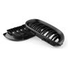 Artudatech Front Kidney Hood Grille Grill For BMW E46 3 Series 4 Door 2002-2005 Matte Black Car Accessories