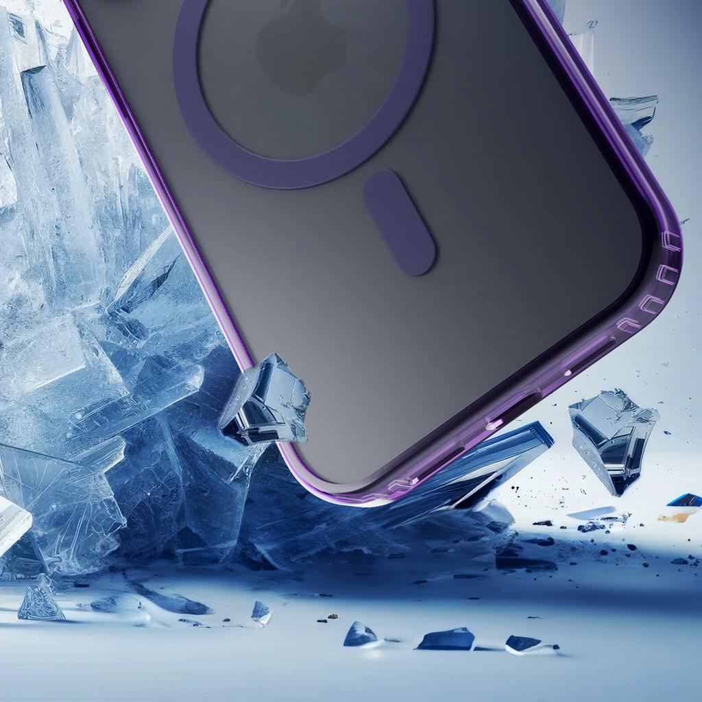Apple iPhone 14 Plus - 3mk Frosty MagCase Purple