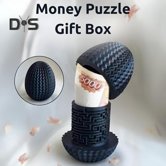 3D-печатное яйцо-лабиринт, игрушка для снятия стресса, образовательный лабиринт, ящик для хранения яиц, контейнер, игрушка-непоседа, домашний офис, пасхальное украшение