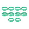 10Pcs Goat Collar Sheep Identification Bands Livestock Marking Ring Farming Equipment 36cm Green