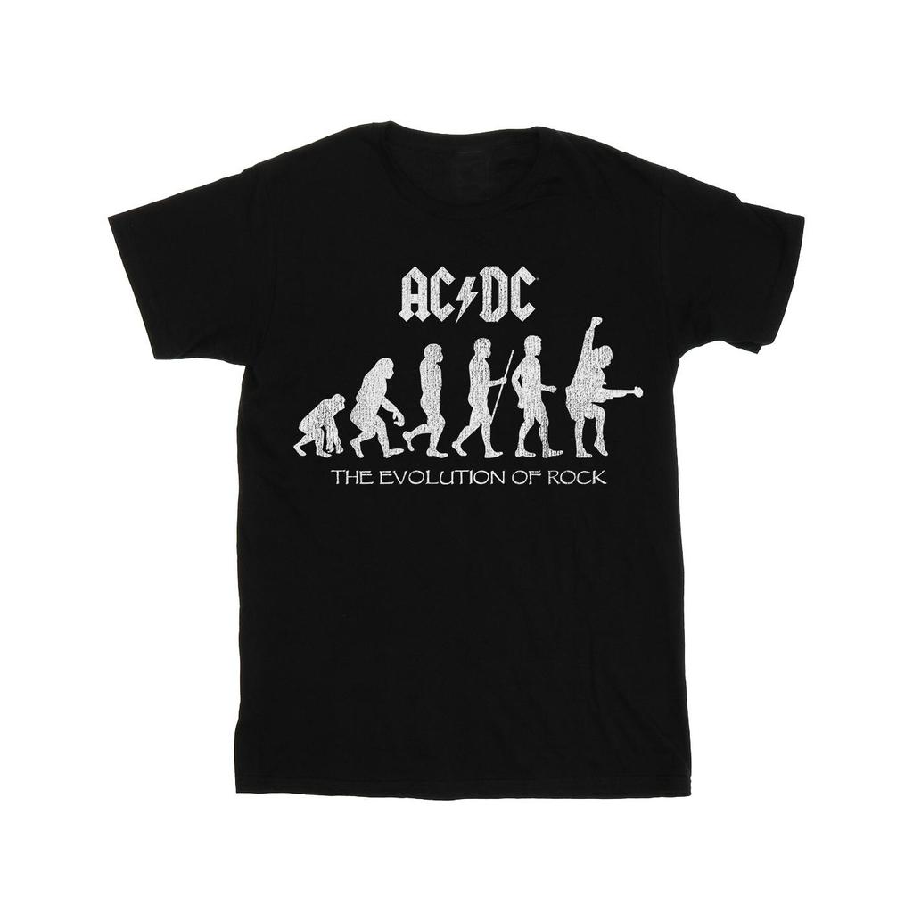 Футболка из хлопка ACDC Girls Evolution Of Rock