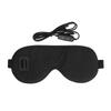 Heated Eye Mask 3 Temp Modes Fast Heating USB Powered Safe Voltage Eye Heating Pad for Home Travel