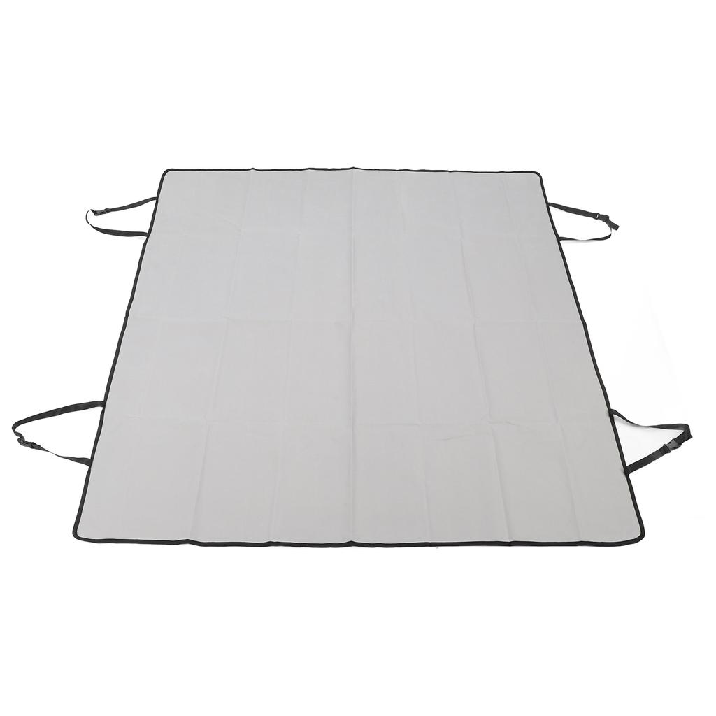 Dog Seat Cover for Back Seat with 4 Headrest Straps Scratch Resistant Water Proof Oxford Cloth Non Slip Dog Hammock