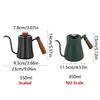 550ml/850ml Goose Neck Coffee Pot Stainless Steel Long Narrow Drip Carafe  Kitchen