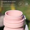 Retractable Folding  Silicone Water Bottle 500ML Foldable Drinking Cup  Hiking