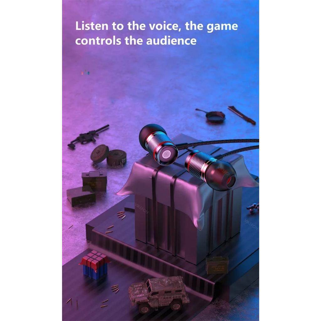 9D HIFI Heavy Bass In Ear Earphone 3.5MM AUX / Type-C Цифровые наушники Стерео Проводная гарнитура с микрофоном Наушники для Samsung Android