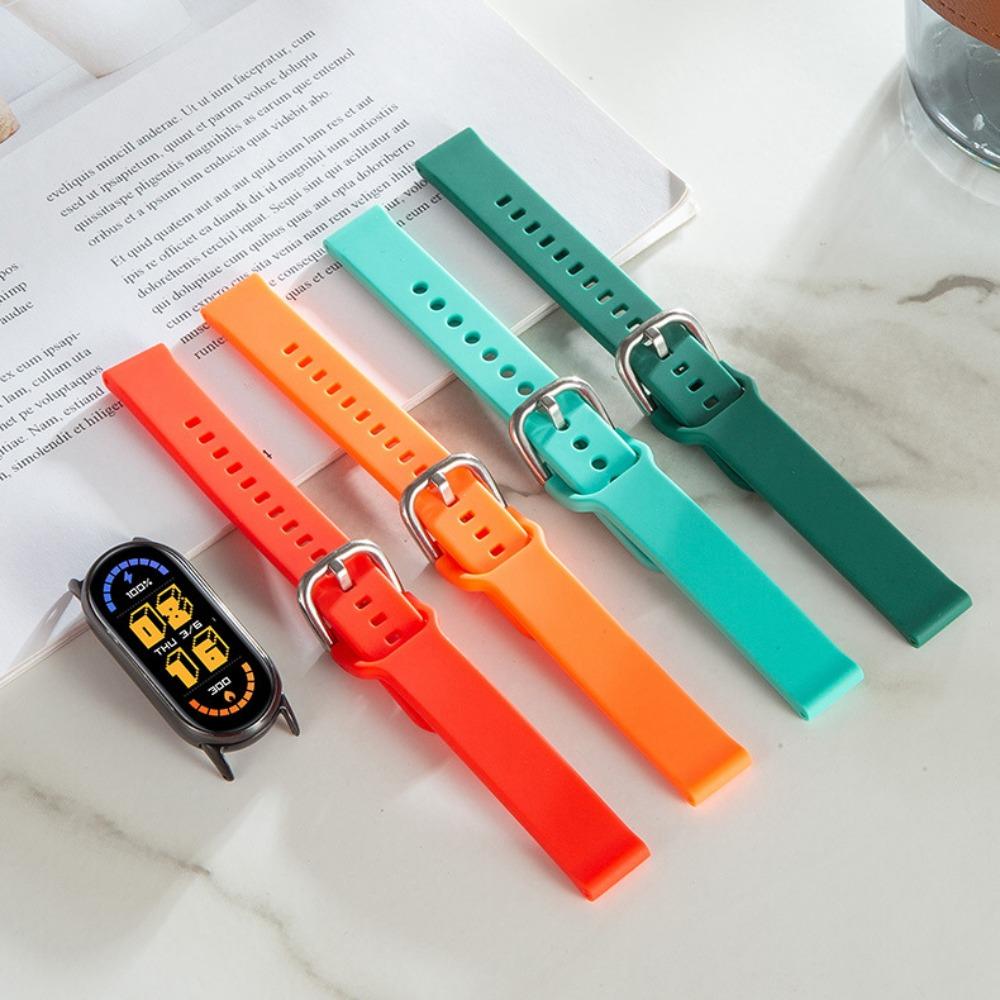 Часы-браслет Смарт-браслет Новый силиконовый ремешок для Mi Band 8