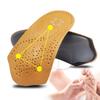 Leather Orthotic Insole for Flat Feet Arch Support O/X Leg Orthopedic Shoes Sole Insoles for Feet  Plantar Fasciitis Men Women