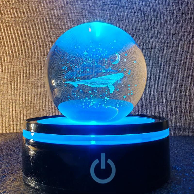 Солнечная система 3d хрустальный шар Хрустальный глобус Лазерная резка Хрустальный шар с шаровой подставкой Декоративные сферы планет Галактика Подарок на день рождения Украшения