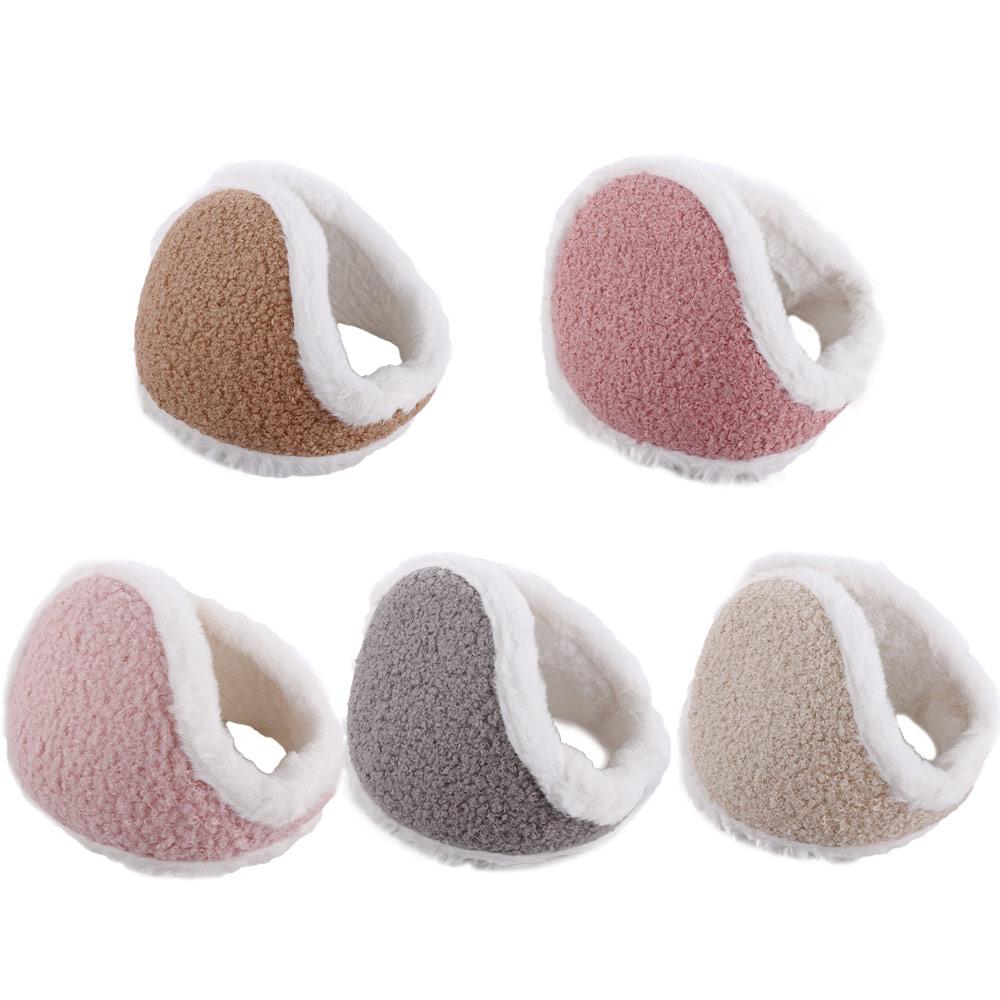 Cute Female Earflap Keep Warmer Male Outdoor Plush Earmuffs Earcap Ear Warmers Folding Ear Cover