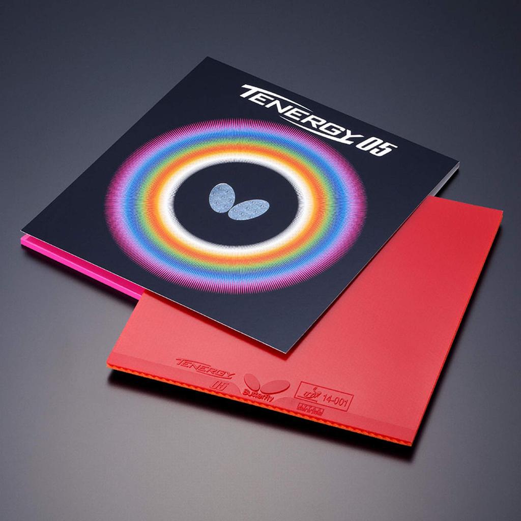 Накладка для настольного тенниса Butterfly Tenergy 05 High Tension Back Rubber Red Thickness 05800 (006)