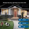 Battery-Operated Motion Sensor Lights Outdoor, Wireless LED Flood with Detector Activated Security Lightfor Outside House Garage, Battery Operated