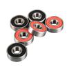 10PCS ABEC-9 608 2RS Roller Skate Wheel Bearing Anti-rust Skateboard Wheel Bearing Red Sealed 8x22x7mm Shaft