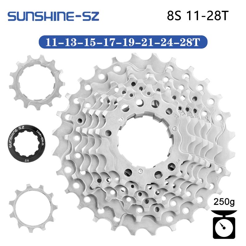 SUNSHINE шоссейный велосипед кассета 12 В 11 В 10 В 9 В 8 В звездочка 12 11 10 9 8 скоростей велосипедная трещотка свободного хода HG взаимосвязь