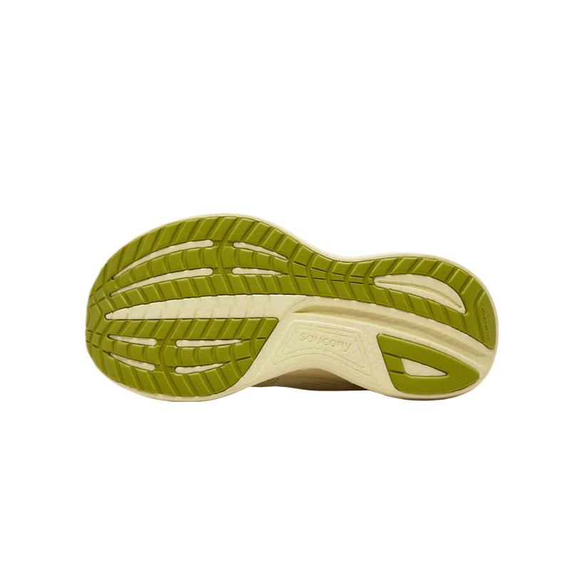 SAUCONY Ride 18 Fashionable Comfortable Versatile Cushioning Low-Top Running Shoes Unisex Running Shoes Yellow Green S31000-551