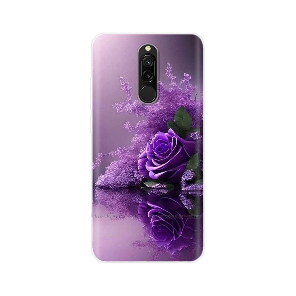 Чехол для Redmi 8 8A Pro, ТПУ Силикон, Ударопрочный, Чехол с Кошкой для Телефона, Для Redmi 8 8A 7 7A redmi7, Прозрачный, Печать, Мягкий