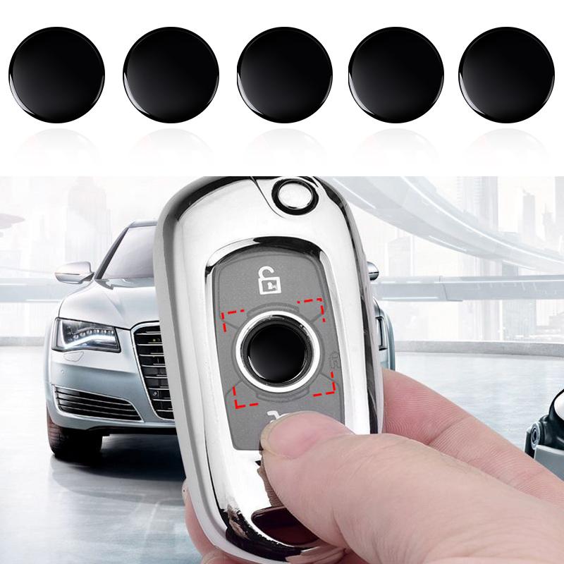 lqbn4 11/14mm car key logo badge sticker for attaching as a backup sticker to the car key For BMW benz Opel Toyota Honda Fiat Nissan