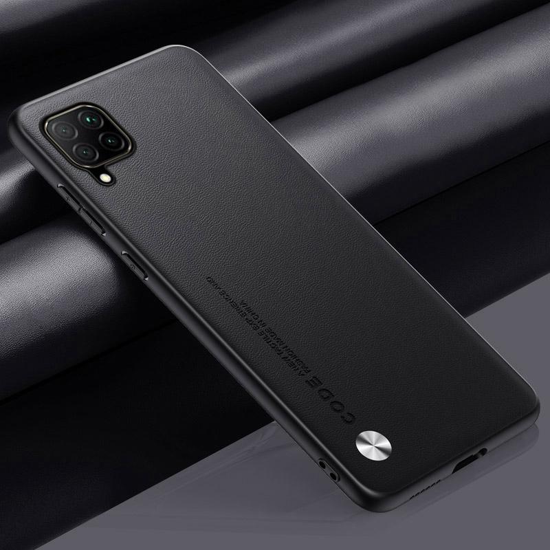 Роскошный чехол из искусственной кожи для Huawei Nova 7i P40 Lite, задняя крышка, матовый силиконовый защитный чехол для телефона Huawei Nova 6 SE